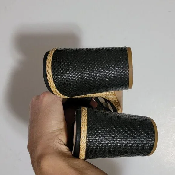 NEW Dolce Vita Onnie Sandals Womens 9 Chic Classy Retro Modern Slip On Square To - Picture 5 of 9